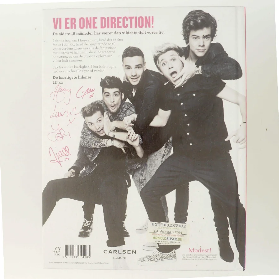Where we are : vores band, vores historie af One Direction (Bog)