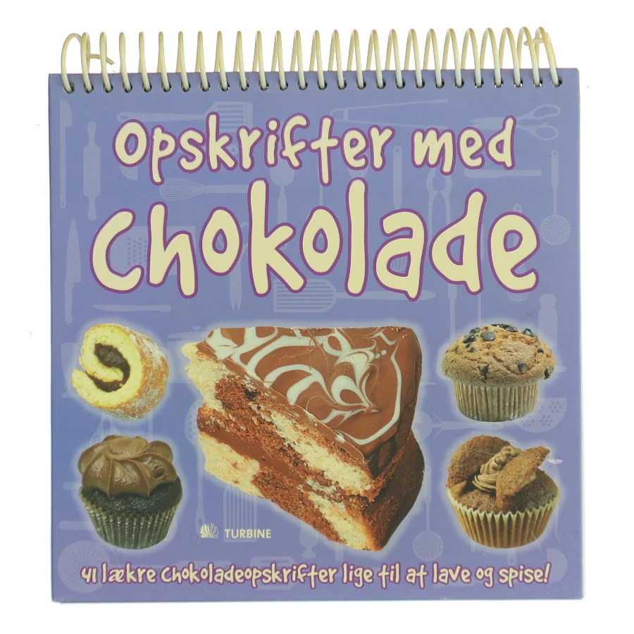 Opskrifter med chokolade : 41 lækre chokoladeopskrifter lige til at lave og spise! af Lisette Agerbo Holm (Bog)