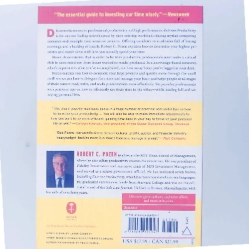 Extreme Productivity: Boost Your Results, Reduce Your Hours af Robert C. Pozen (Bog)