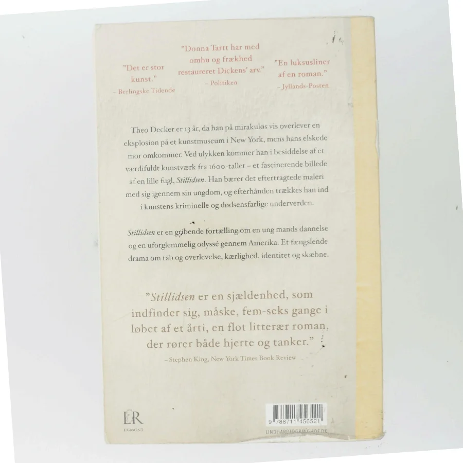 Stillidsen af Donna Tartt (Bog)
