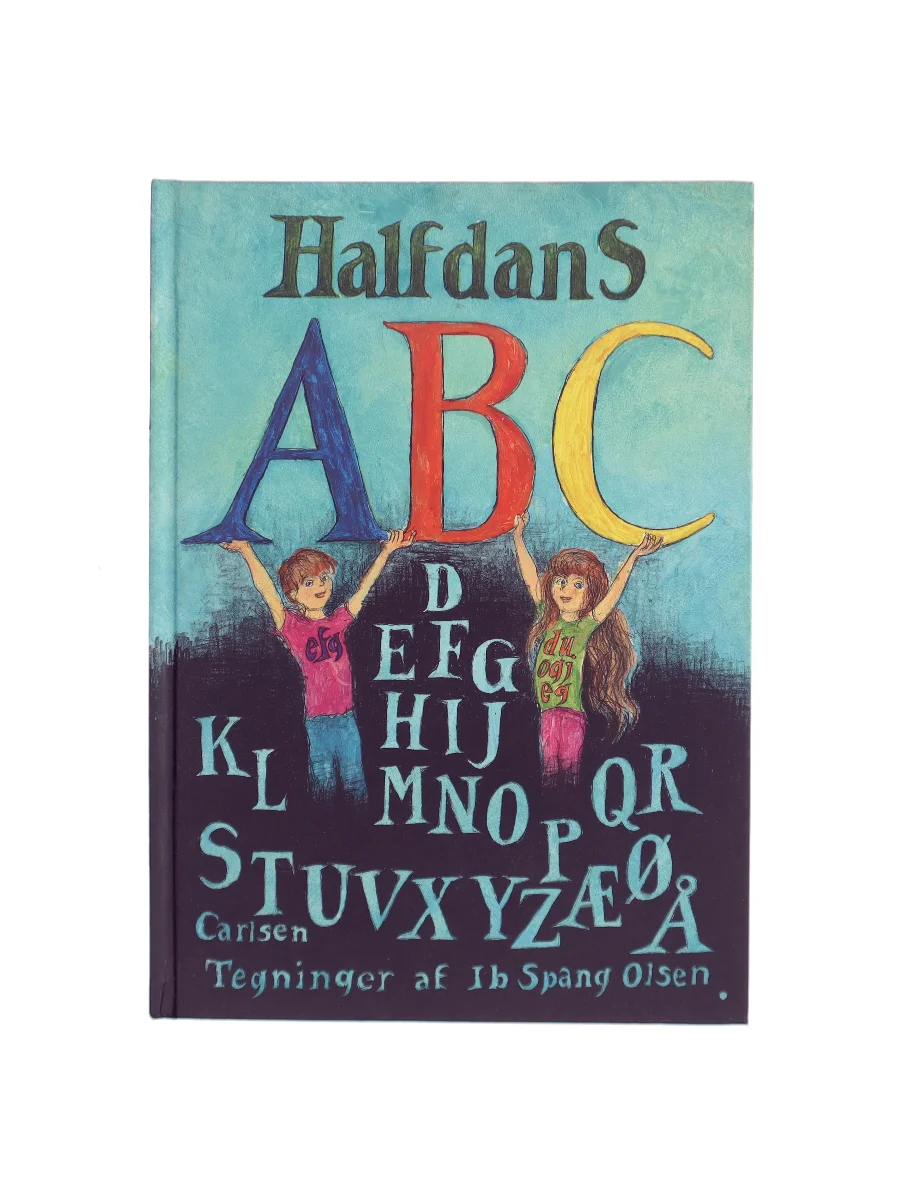 Forsiden af Halfdans abc af Halfdan Rasmussen