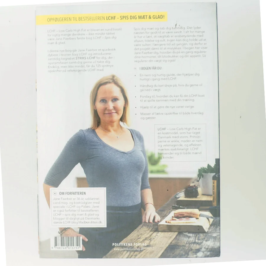 Mæt & slank med LCHF af Jane Faerber (Bog)