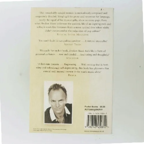Broken music : a memoir af Sting (Bog)