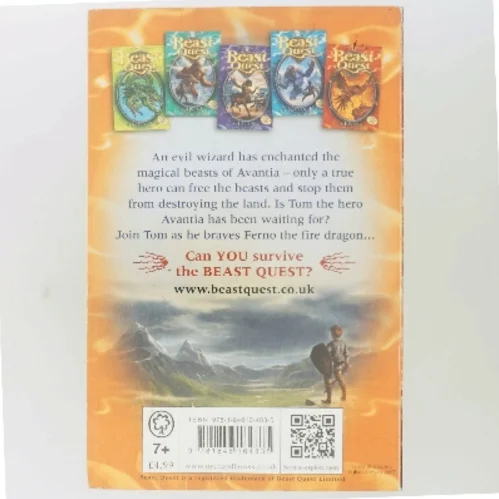 Beast Quest: Ferno the Fire Dragon af Adam Blade (Bog)