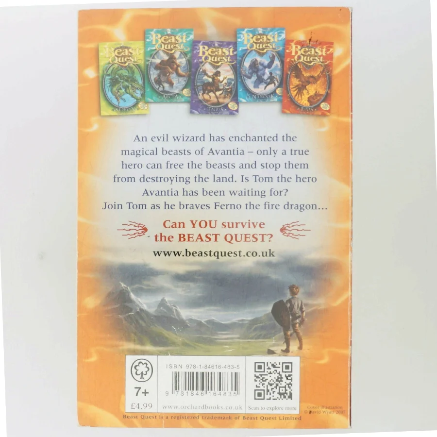 Beast Quest: Ferno the Fire Dragon af Adam Blade (Bog)
