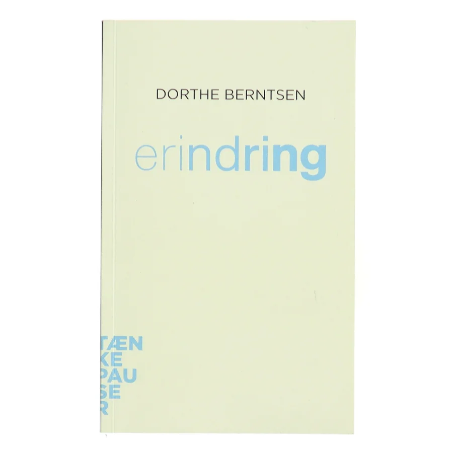 Erindring af Dorthe Berntsen (Bog)