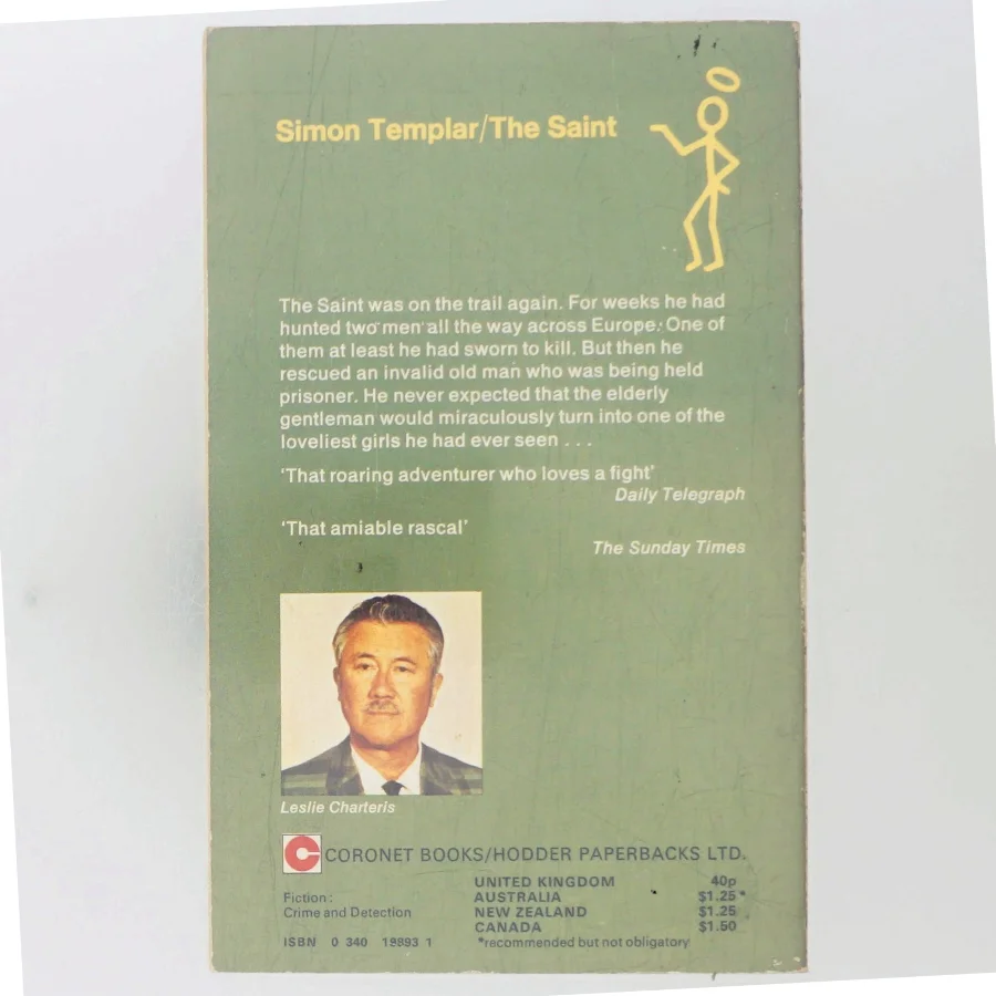 The Avenging Saint af Leslie Charteris (Bog)