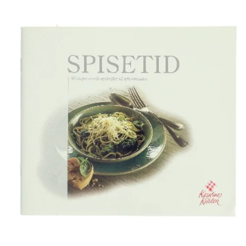 Spisetid af Kvalitetsmærket Kvalitets Køkken (formodes som afsender af opskrifterne) (Bog)
