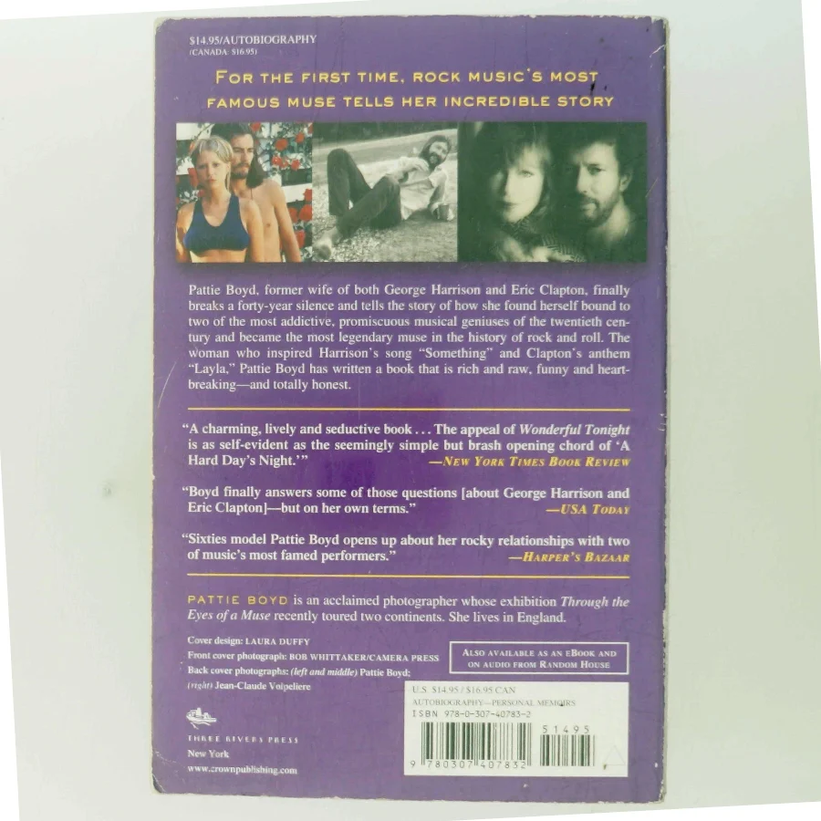 Wonderful tonight : George Harrison, Eric Clapton, and me (Bog)