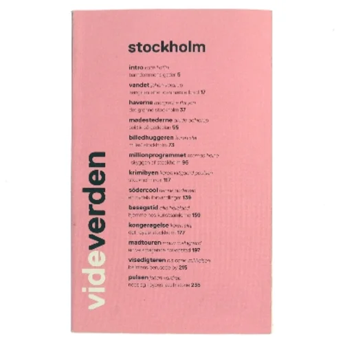 Stockholm (Vide verden) (Bog)