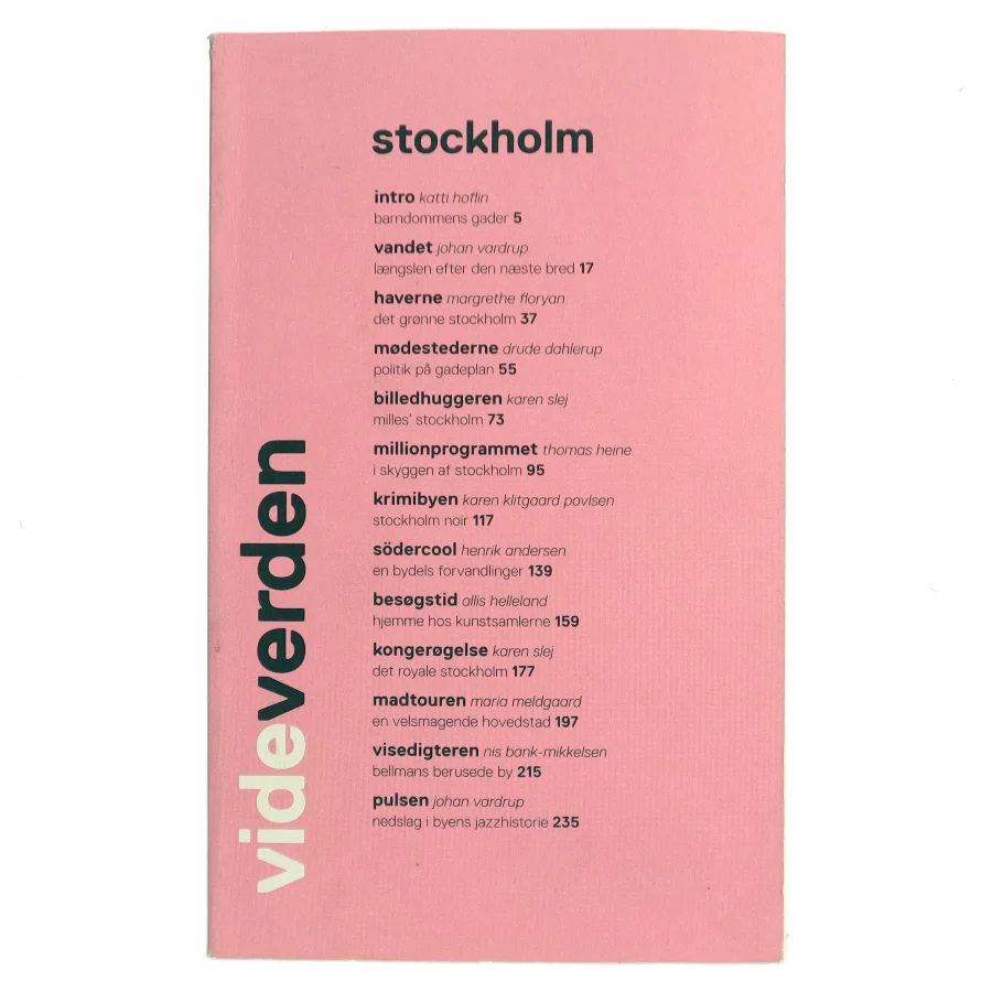 Stockholm (Vide verden) (Bog)