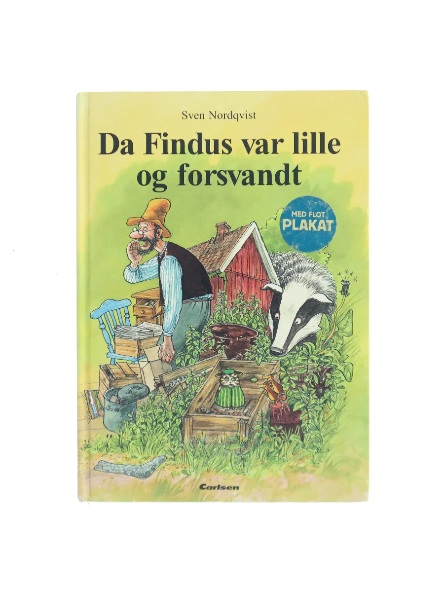 Forsiden af Da Findus var lille og forsvandt : "Findus-bøgerne" af Sven Nordqvist