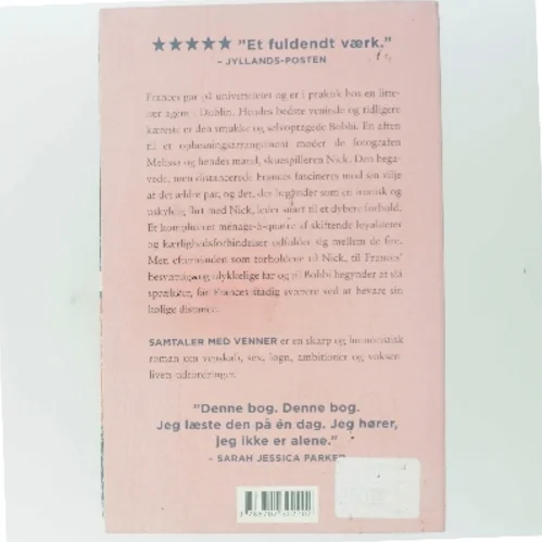 Samtaler med venner : roman af Sally Rooney (f. 1991) (Bog)