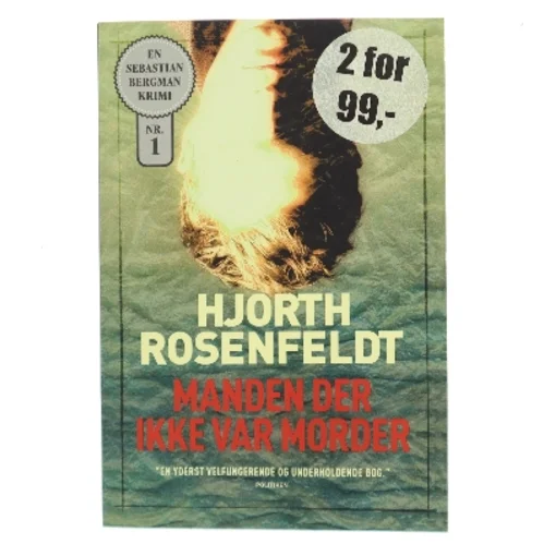 Manden der ikke var morder af Hjorth & Rosenfeldt (Bog)