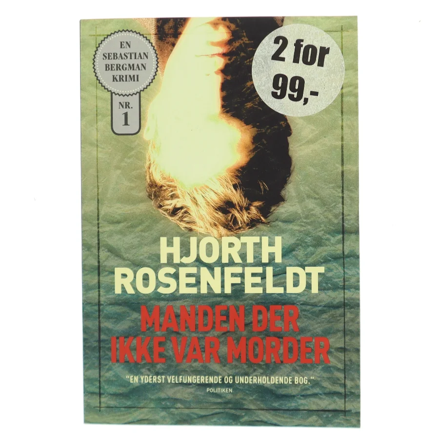 Manden der ikke var morder af Hjorth & Rosenfeldt (Bog)