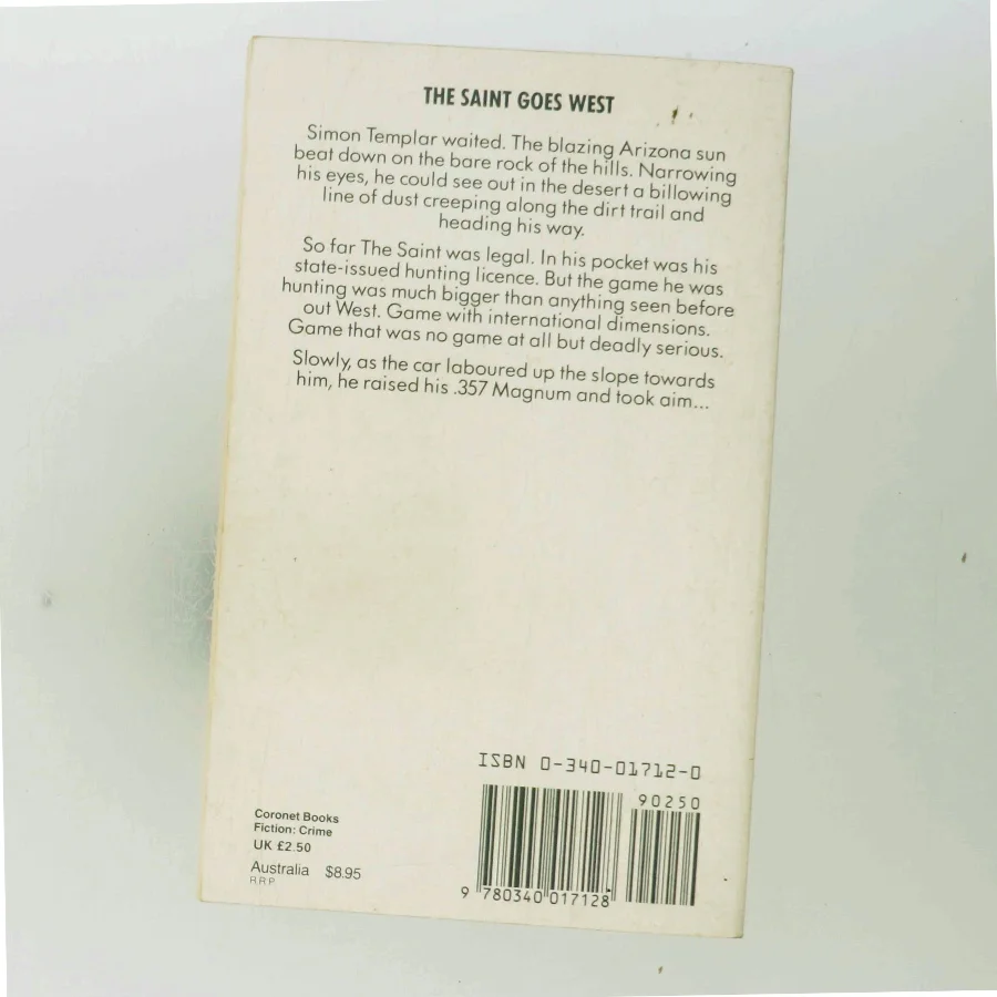 The Saint Goes West af Leslie Charteris (Bog)