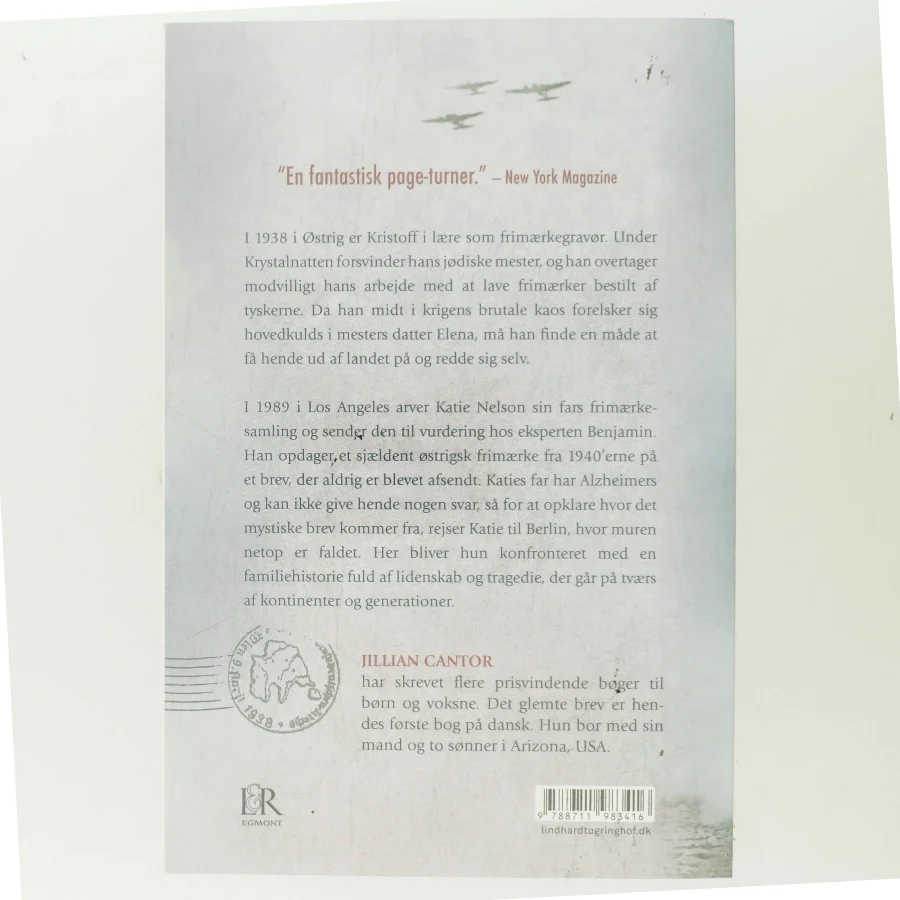 Det glemte brev af Jillian Cantor (Bog)
