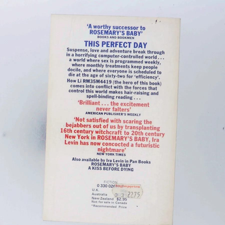 This Perfect Day af Ira Levin (Bog)