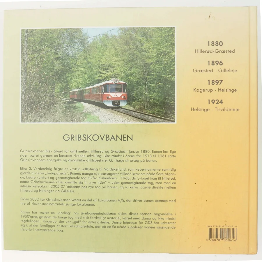 Gribskovbanen af Ole-Chr. M. Plum (Bog)