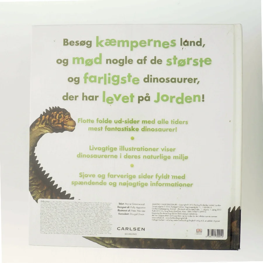 Drabelige kæmpe dinosaurer af Marie Greenwood (Bog)