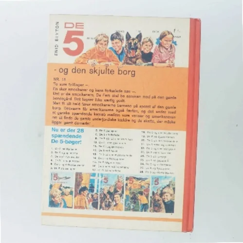 De 5 og den skjulte borg af Enid Blyton (Bog)
