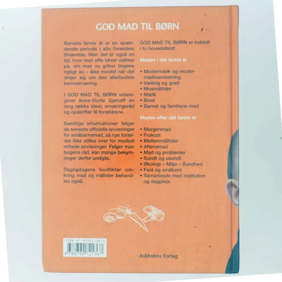 God mad til børn : fra fødsel til skolealder af Anne-Dorte Gjerulff (Bog)