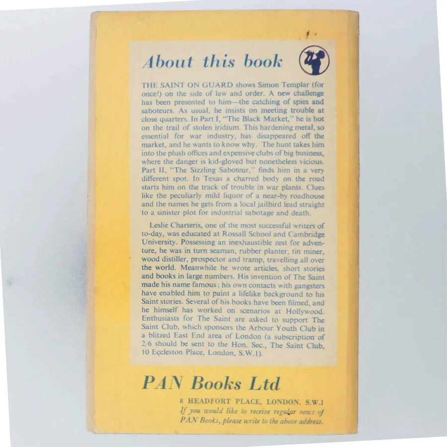 The Saint on Guard af Leslie Charteris (Bog)