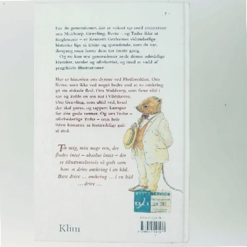 Vinden i piletræerne (Ved Birgitte Maj Aagaard) af Kenneth Grahame (Bog)