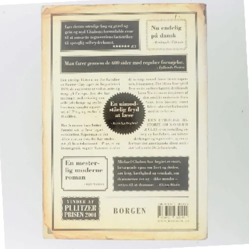 Den utrolige historie om Kavalier & Clay af Michael Chabon (Bog)