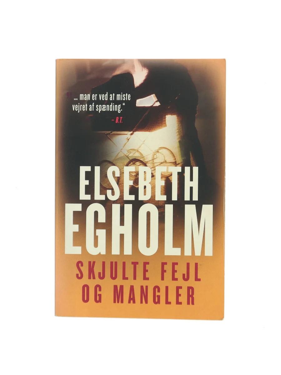 Forsiden af Skjulte fejl og mangler af Elsebeth Egholm