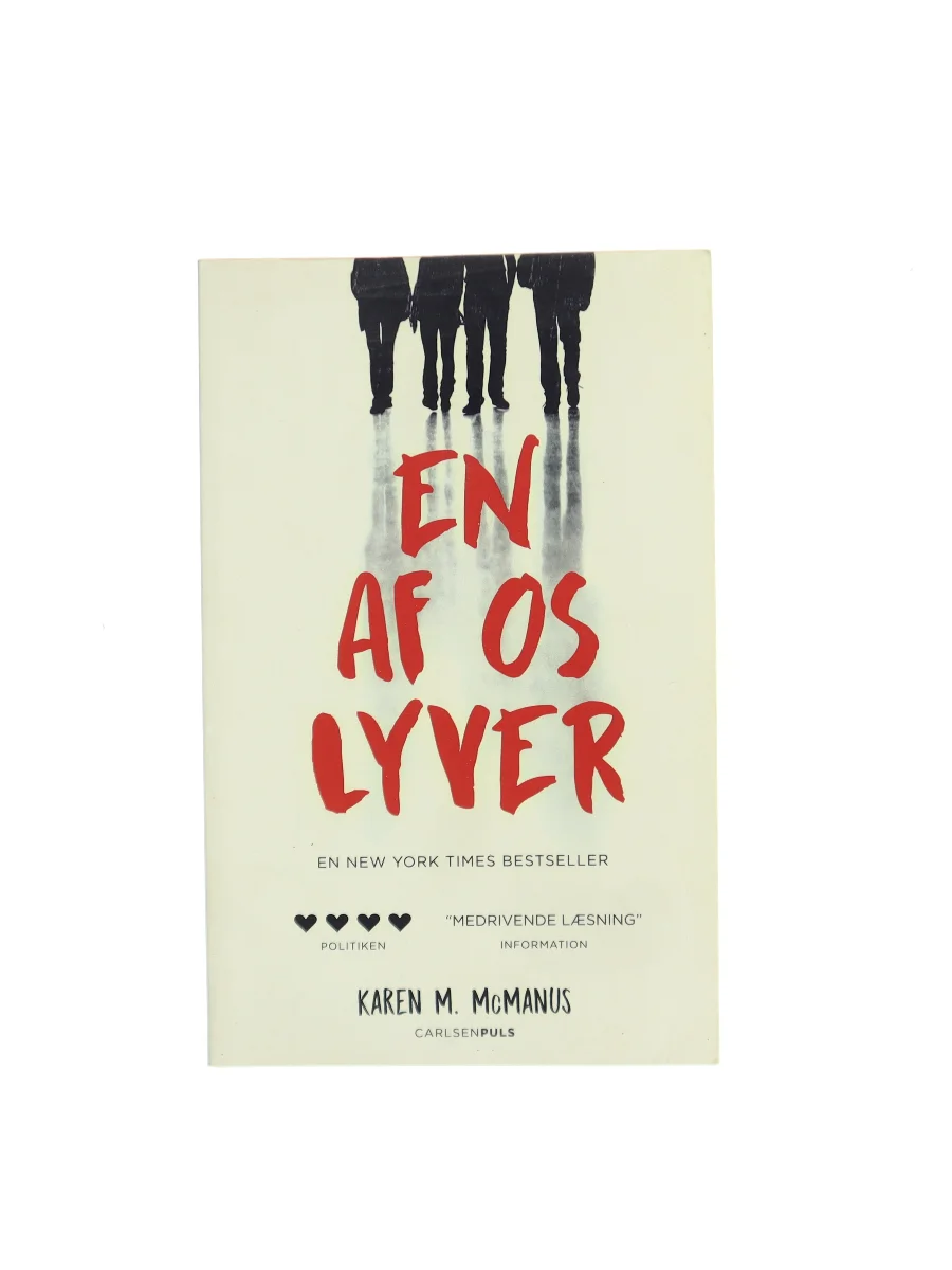 Forsiden af En af os lyver af Karen M. McManus