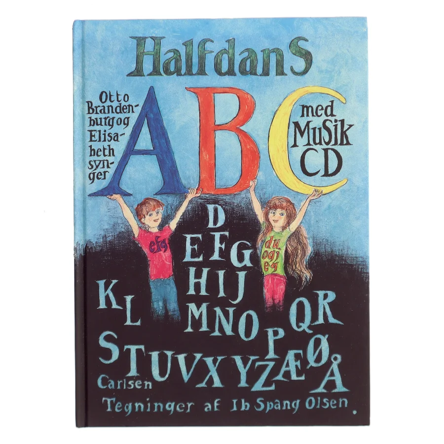 Halfdans a B C (med Musik CD) af Halfdan Rasmussen (Bog)