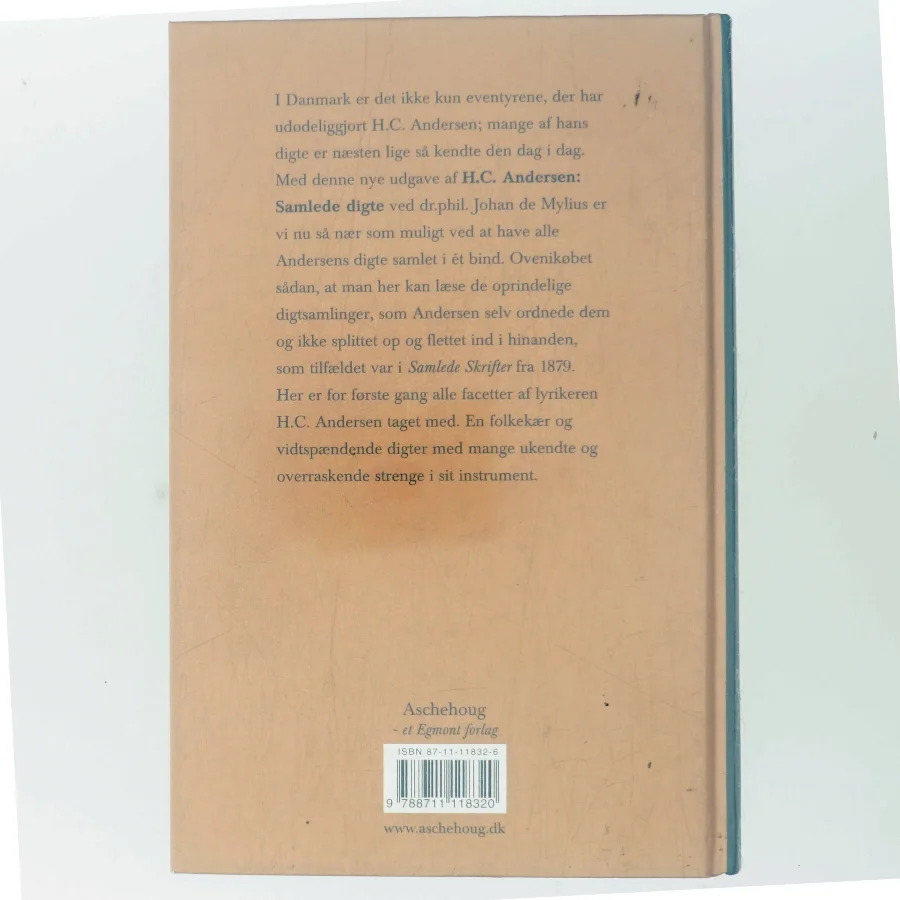 Samlede digte af H. C. Andersen (f. 1805) (Bog)