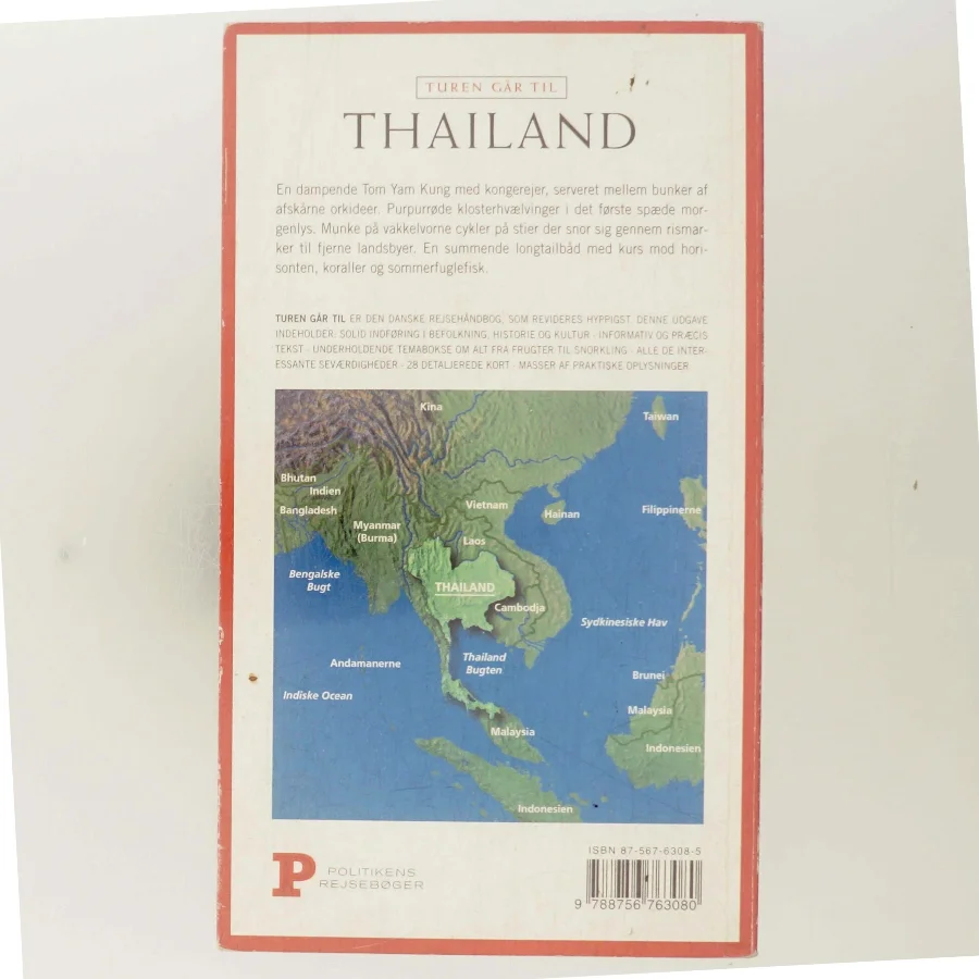 Turen går til Thailand af Politikens Rejsebøger (Bog)