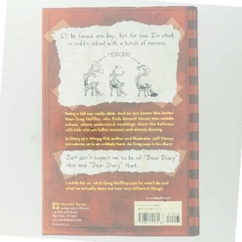 Diary of a wimpy kid : Greg Heffley's journal af Jeff Kinney (Bog)