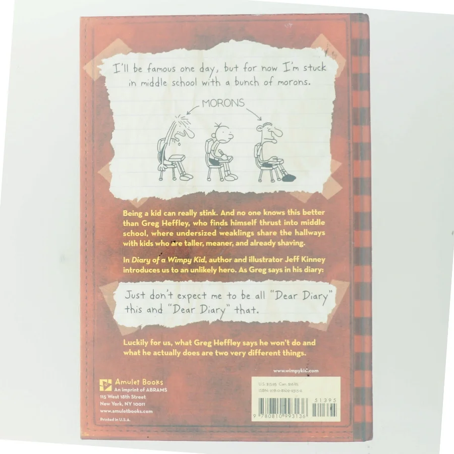 Diary of a wimpy kid : Greg Heffley's journal af Jeff Kinney (Bog)