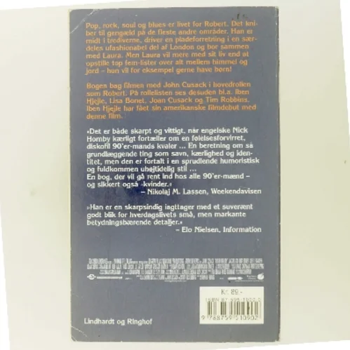 High fidelity af Nick Hornby (Bog)