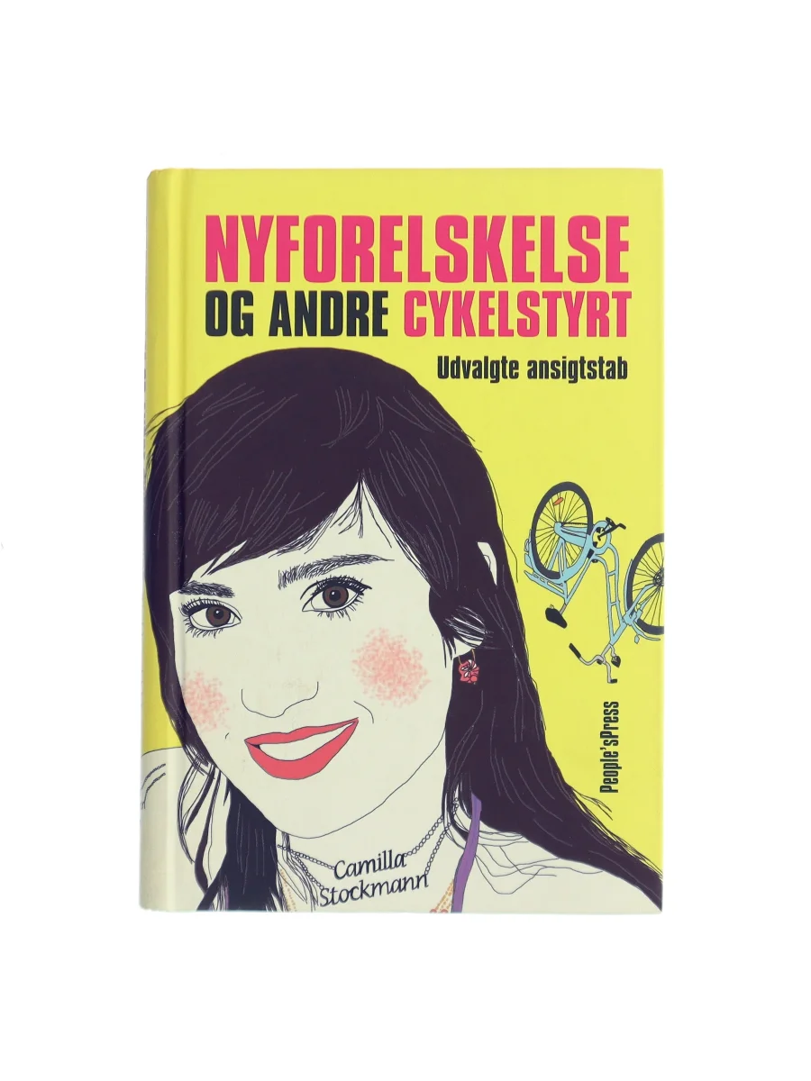 Forsiden af Nyforelskelse og andre cykelstyrt : udvalgte ansigtstab af Camilla Stockmann