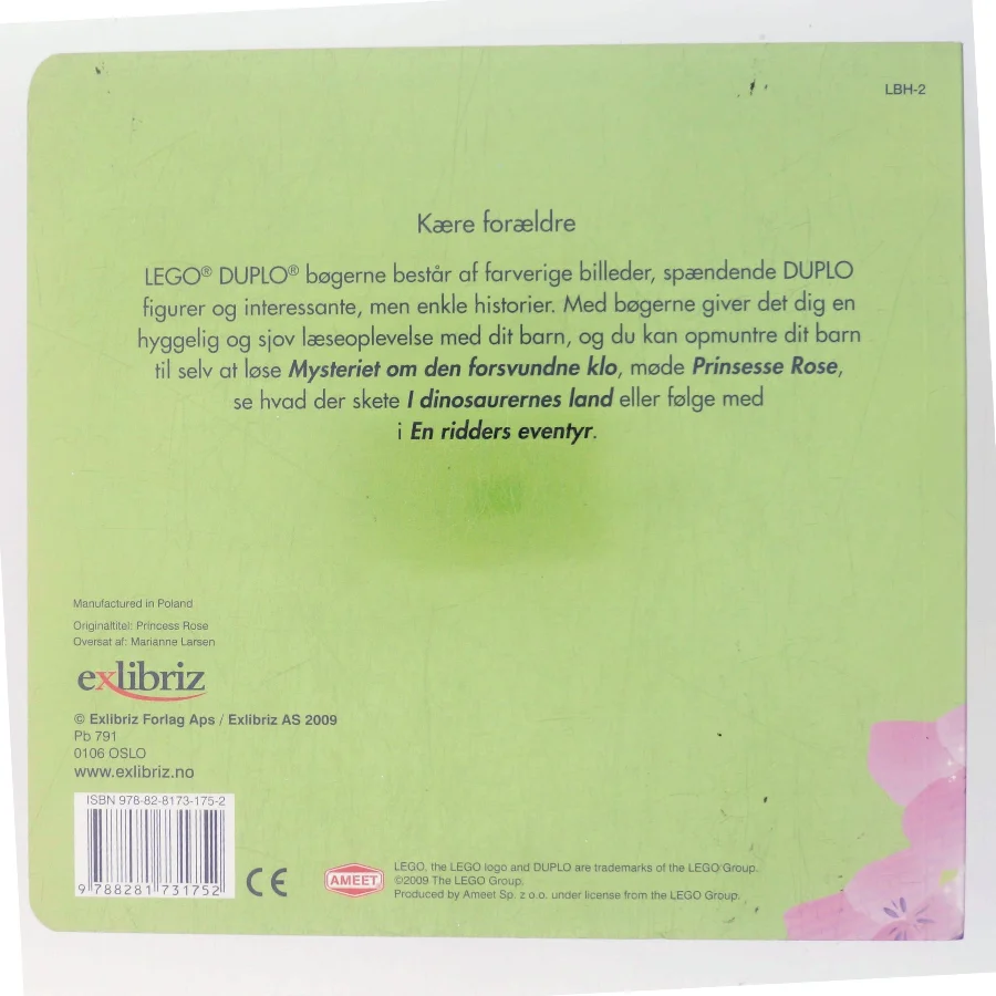 LEGO DUPLO: Prinsesse Rose af LEGO Group (Bog)