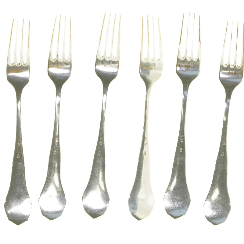 Sæt af 6 gafler, 20 cm (str. 6 stk 20 cm)