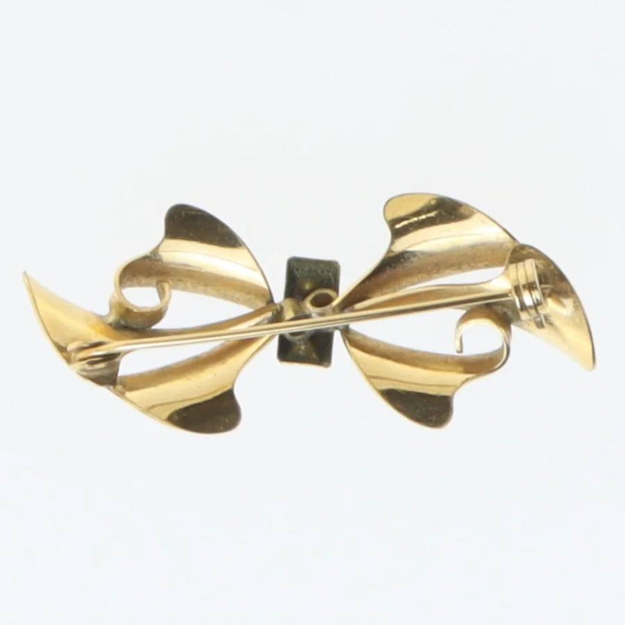 Vintage broche med dekorative sten (str. 5 cm)