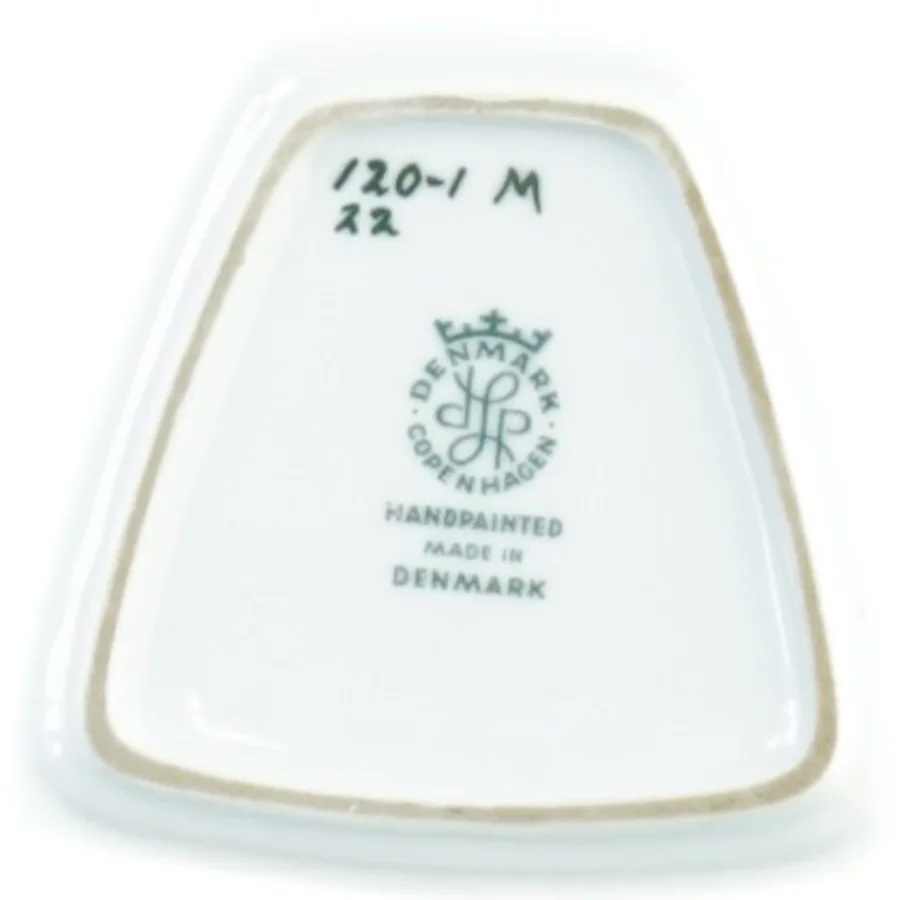 DLP Danish Lyngby Porcelain DENMARK Handpainted Floral skål fra Danmark Copenhagen (str. 9 cm)