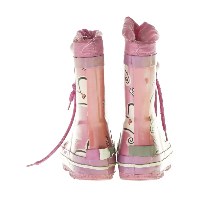 Gummistøvler med hjerter (str. 22)