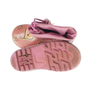 Gummistøvler med hjerter (str. 22)