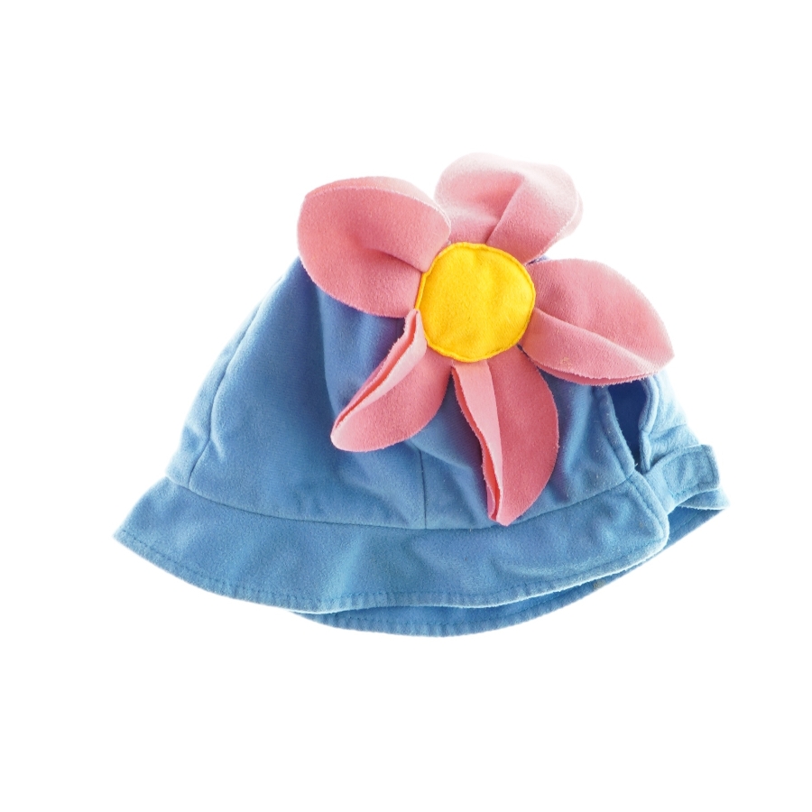 Bøllehat med blomst