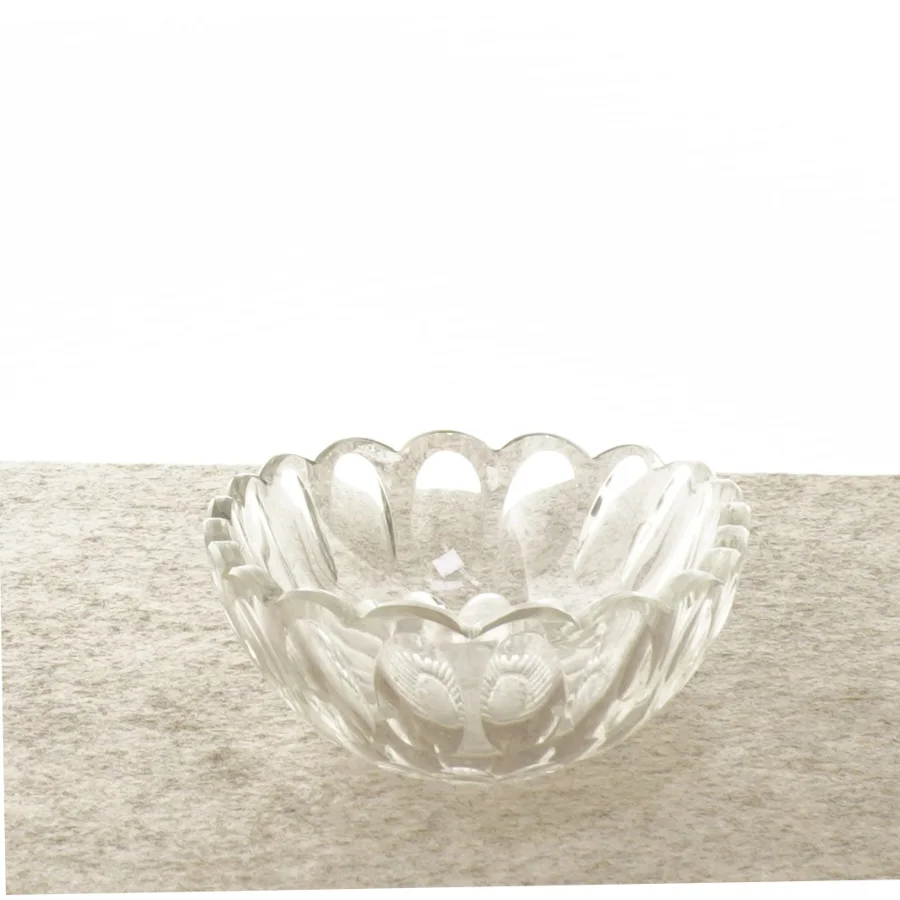 Skål i krystalglas (str. 13 x 9 cm)