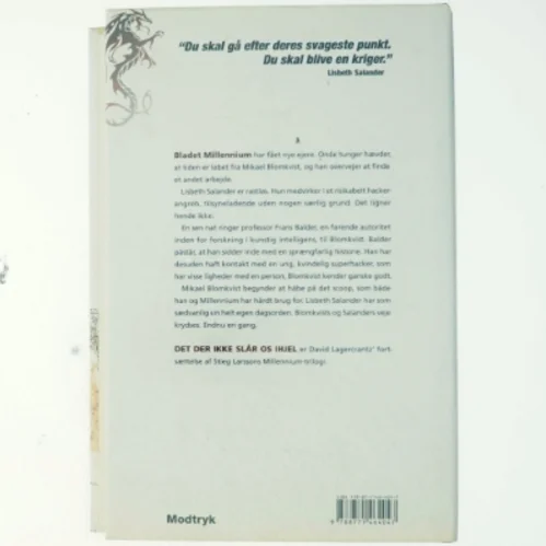 Det der ikke slår os ihjel af David Lagercrantz (Bog)