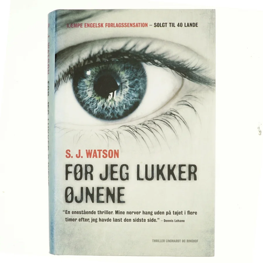 Før jeg lukker øjnene af S. J. Watson (Bog)
