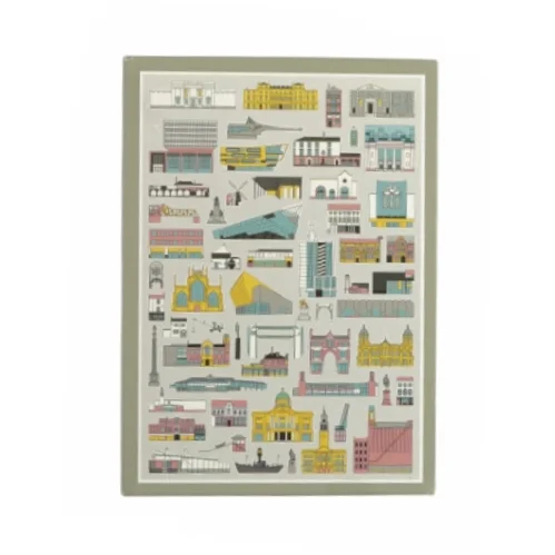 Poster puzzles - Buildings (puslespil)