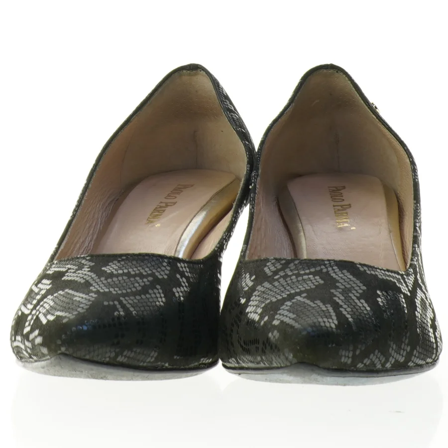  Pumps med slangeskindsmønster fra paola parma (str. 39)